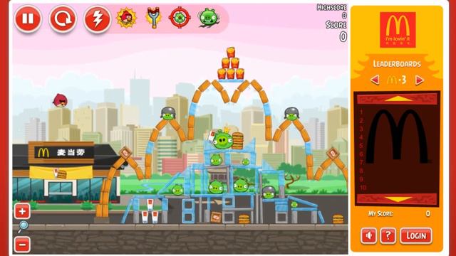 Angry Birds McDonalds - Китайские закусочные? смотреть онлайн