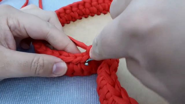 (español) Cesto Crochet Corazón Trapillo смотреть онлайн