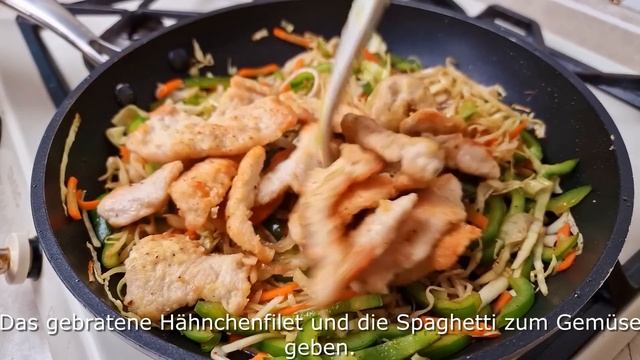 Schnelles Rezept mit 1 Hähnchenfilet und Gemüse! Einfach und lecker! смотреть онлайн