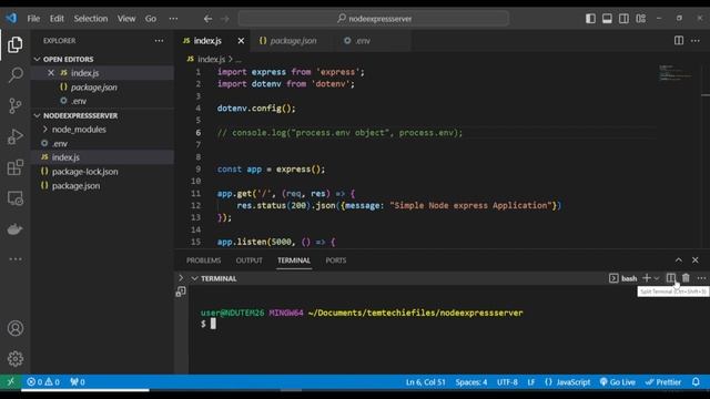 How to set up Environment Variables in Node.js using dotenv смотреть онлайн