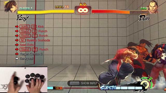 Ultra Street Fighter 4 Trial Mode - Yang (1080p 60fps) смотреть онлайн