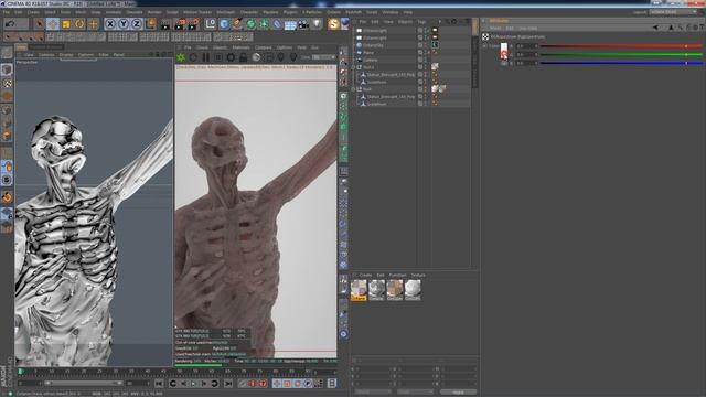 61. Видеотуториал по Cinema 4D (Octane) & AE: Простые техники (сложный материал, рендер) смотреть онлайн