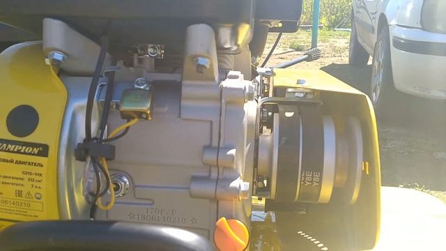 Мотокультиватор Champion ВС 7713!!купил себе помощника !!! смотреть онлайн