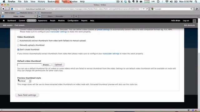 Video: Part 4 Create the "Video" Content Type смотреть онлайн
