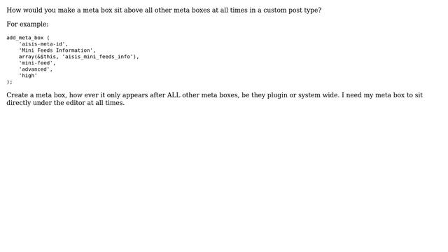 Wordpress: Custom Post Type Meta Boxes смотреть онлайн