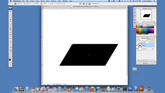 How to Make a Parallelogram in Photoshop : Using Adobe Photoshop смотреть онлайн