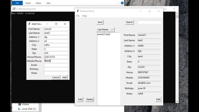 Address Book In Python With Source Code | Source Code & Projects смотреть онлайн