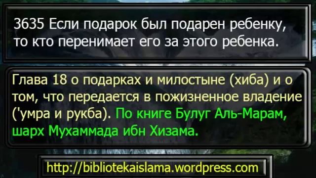 3635 Если подарок был подарен ребенку, то кто перенимает его за этого ребенка смотреть онлайн