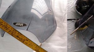 GIVI A660. Ветровое стекло на мотоцикл HONDA CB 1300. Обзор, доработка, установка.