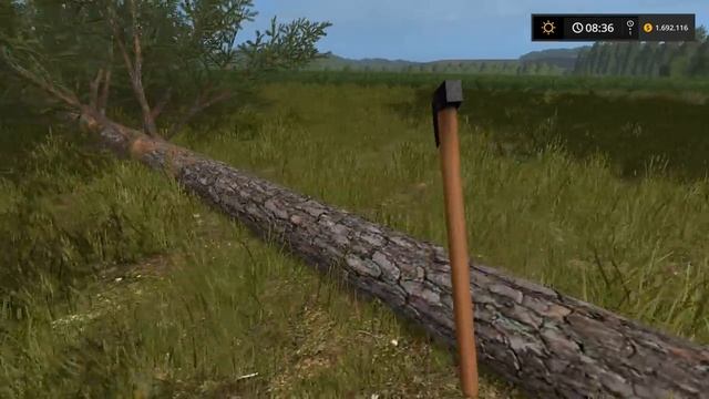 Farming Simulator 17 Mods - Wooden Chop Axe смотреть онлайн