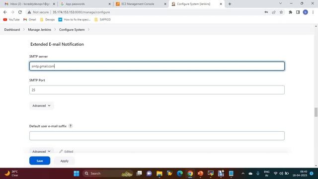 How to Configure Email Notification in Jenkins || Jenkins Gmail Configuration and Notifications смотреть онлайн
