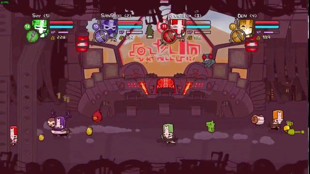 Прохождение Castle Crashers Co-oP x4 (Part 12) смотреть онлайн
