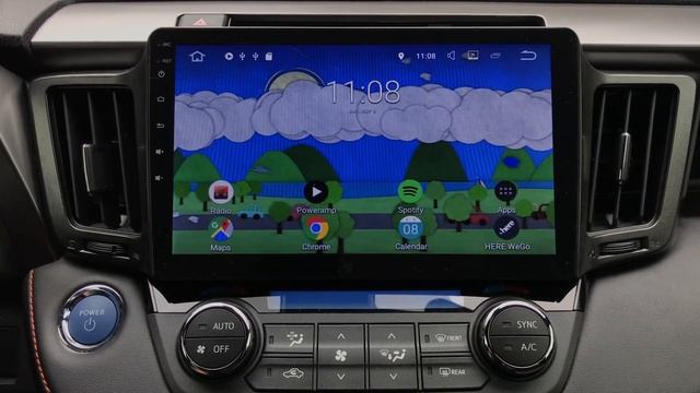 2018 Rav4 Android 10 inch Focal ISC 165 смотреть онлайн