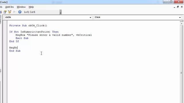 Excel VBA UserForm TextBox - Check If Input Is a Number or Not (on button click) смотреть онлайн