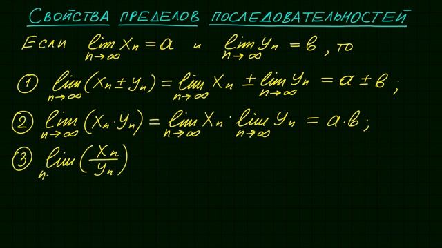 Предел последовательности #1 смотреть онлайн