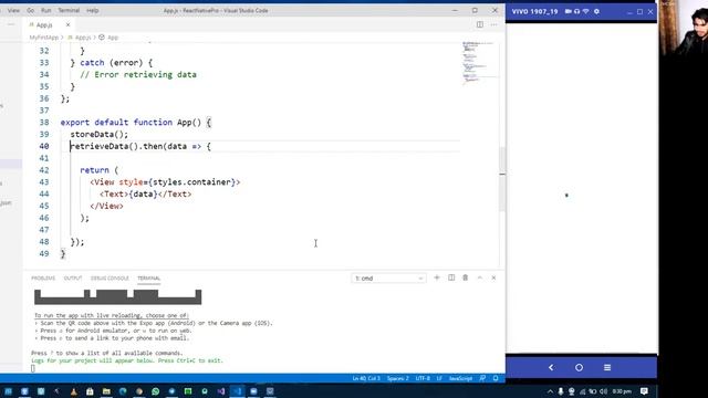 RN 03-01-01 AsyncStorage in React Native App | Persistent Storage смотреть онлайн