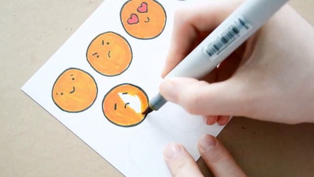 11 эмоций / Как нарисовать смайлик / How to draw smiley face смотреть онлайн