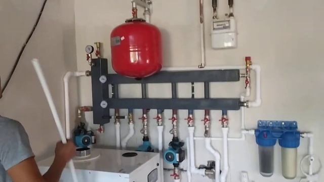 Обвязка котла Буран. смотреть онлайн