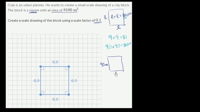 How to make a scale drawing | 7th grade | Khan Academy смотреть онлайн