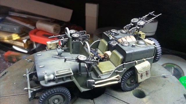 British SAS Raider Commando Car - Italeri 1/35 смотреть онлайн