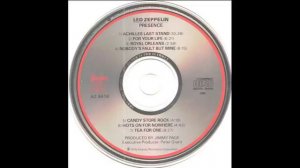 Led Zeppelin ~ Presence [1987 Barry Diament CD master]