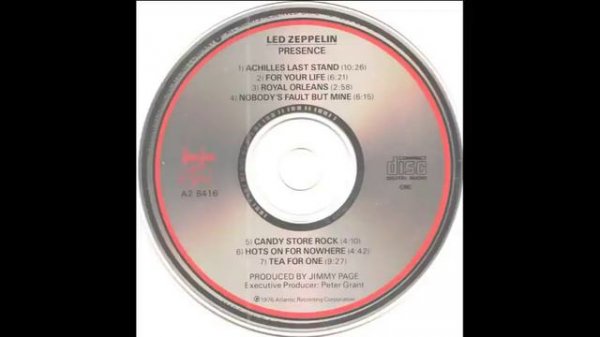 Led Zeppelin ~ Presence [1987 Barry Diament CD master]