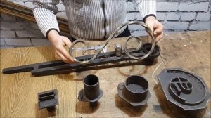 Самодельный ручной станок УЛИТКА для Холодной Ковки.  #ручнойстаноксвоимируками  #трубогиб #ковка