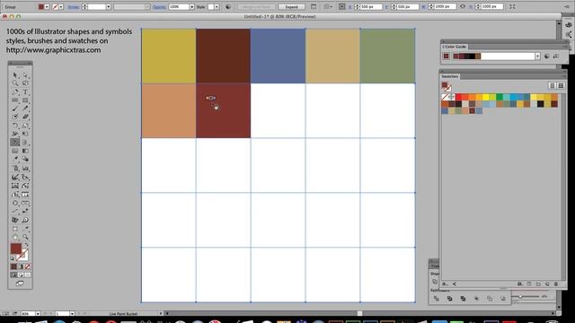 Illustrator CC : Create a super colorful grid how to смотреть онлайн