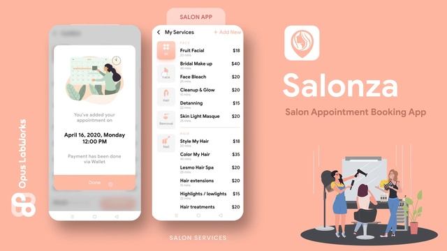 Multi Salon Android App Template+ Multi Salon iOS App Template|2 Apps User+Salon| IONIC 5| Salonza смотреть онлайн