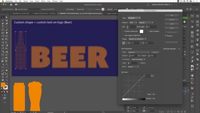 Astute Graphics Webinar 25 March 2020 - Demo of Phantasm + Stipplism with Live Text смотреть онлайн