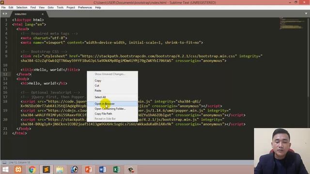 Tutorial Bootstrap #1 Pengenalan dan Cara Menggunakan Bootstrap смотреть онлайн