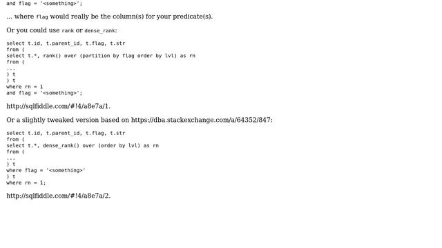 How can I select rows from a hierarchical query with the lowest level? (3 Solutions!!) смотреть онлайн