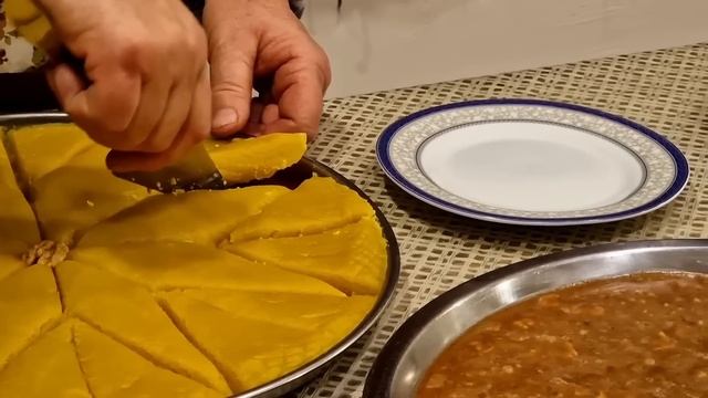 Горное Село Азербайджана. Готовим Лезгинскую Халву Исита и Жареное Мясо в Томатном Соусе.