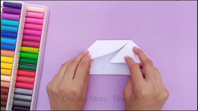 White Paper Card Idea | No glue | No Scissors | How to make Message Card | DIY Eid Greeting card смотреть онлайн