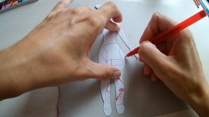 Как сделать бумажную куклу?//How to make a paper doll?