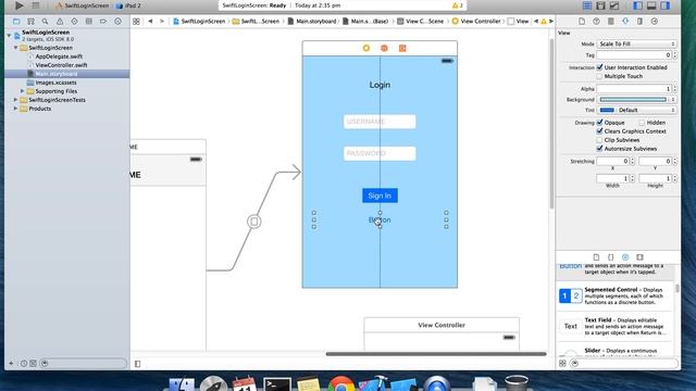 iOS Login and Signup Screen tutorial : Swift + XCode 6 + JSON - Create New Project and the Screens смотреть онлайн