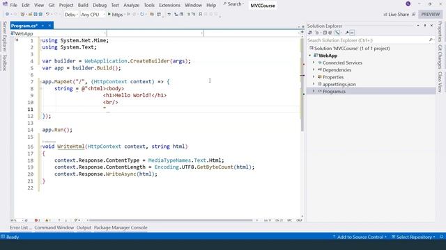 MVC in .NET 8 | Why do we need a framework for web development | Ep 2 смотреть онлайн