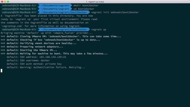 Docker on OS X via Vagrant смотреть онлайн