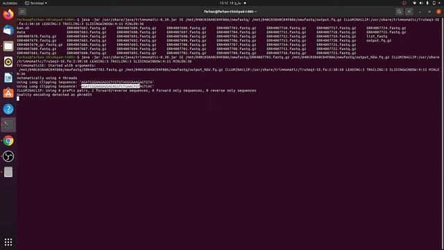 Trimming of FastQ file (Trimmomatic) - Step 4 смотреть онлайн