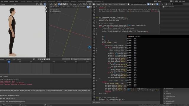 DEV Code Preview - Reviewing Mediapipe solution on Mocap_import Blender Addon смотреть онлайн
