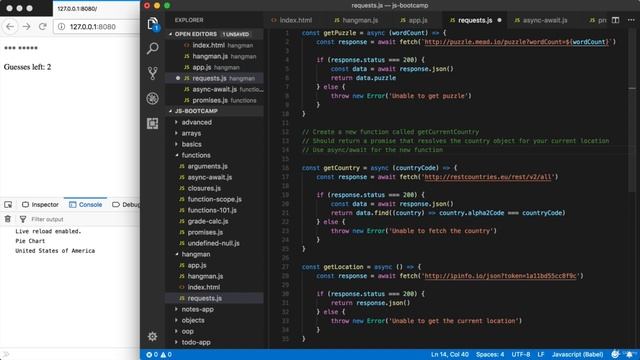 11. Asynchronous JavaScript | 16 AsyncAwait Challenge смотреть онлайн
