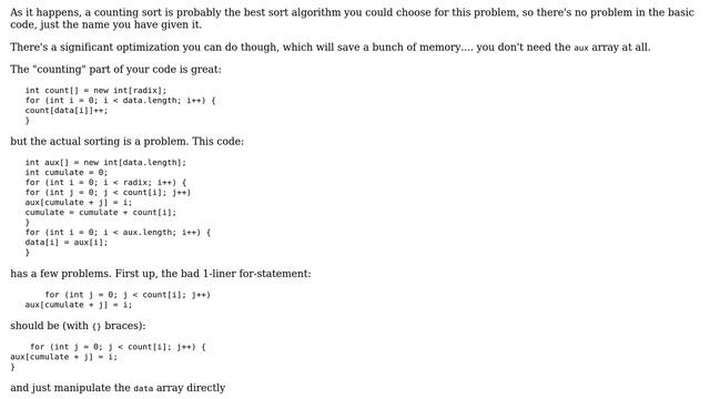 Code Review: Radix sort implementation (2 Solutions!!) смотреть онлайн