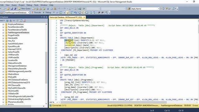 Transcript Generator Part 1 Database ASP NET MVC C# C Sharp смотреть онлайн