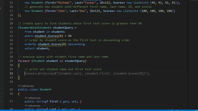 Using Copilot with C# смотреть онлайн