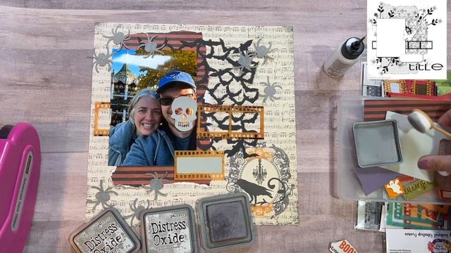 Sketch Sunday. It's Spooky Season Yall. #scrapbookprocess #scrapbookinglove #scrapbookinglayout смотреть онлайн