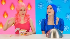 Холодная или Горячая Еда Челлендж | Смешные ситуации с едой от PaRaRa Challenge