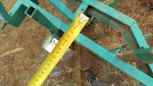 Самодельный плуг на Т25. Размеры.