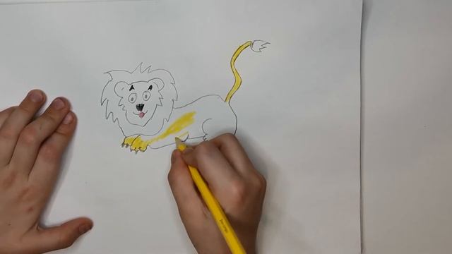 Рисуем Львёнка смотреть онлайн