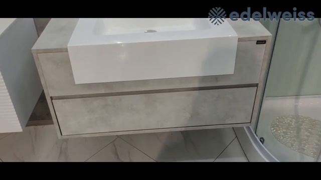 Тумба с раковиной Black & White U903.1000-1 смотреть онлайн