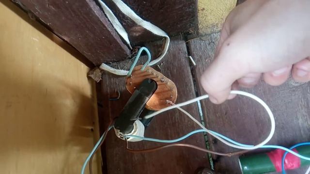 Дуга с первичной обмотки трансформатора ,твс 90лц.